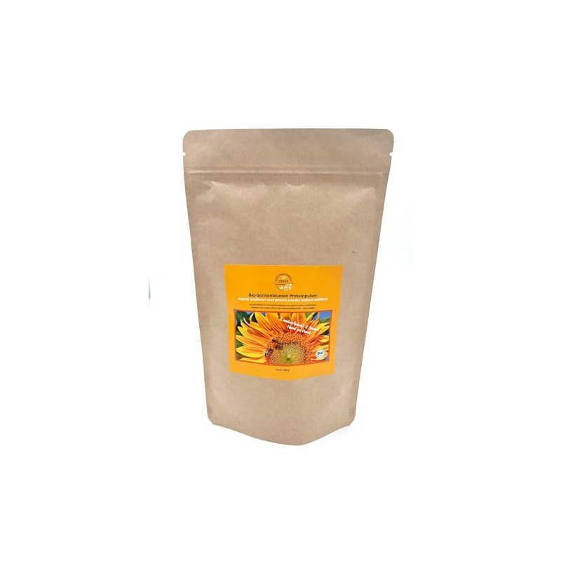 Organic Sunflower Protein Powder 300 g - 100% Pure Sunflower