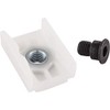 Gedotec DORMA Furniture Glider for Sliding Rail Replacement Slider for