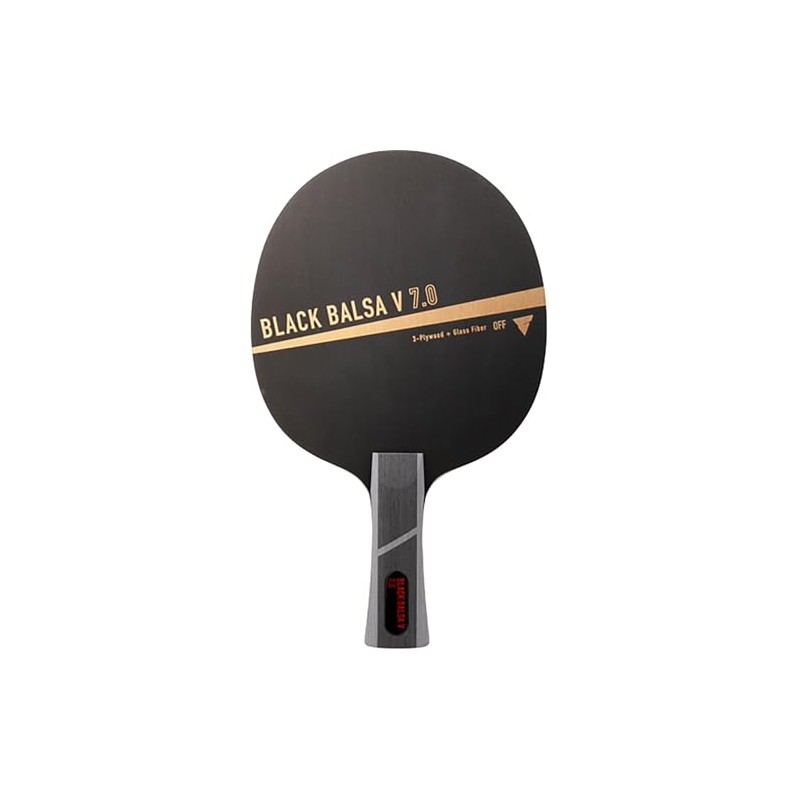 Victas Table Tennis Racket Attack Shake Hand Black Balsa V