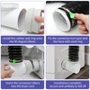 4inch 10FT Dryer Vent Hose for Tight Space, 90 Degree