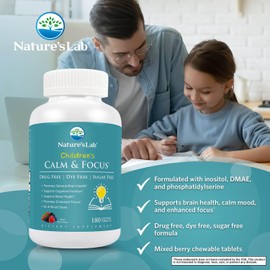 Nature's Lab Children's Calm and Focus - 180 Chewable Tablets