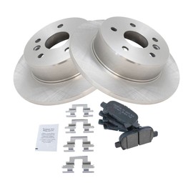 Rear Brake Pad & Rotor Kit Brake Pads Brake Rotor Ceramic Compatible with 2000-2004 Toyota Avalon