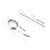 Yuktha Eternals Stainless Steel Dosa Making Spoon/Ladle Set, 2 Pcs