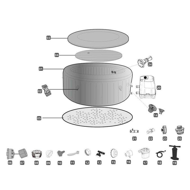 Hot Tub Split Nut, Pump Union Split Nut Plastic Easy