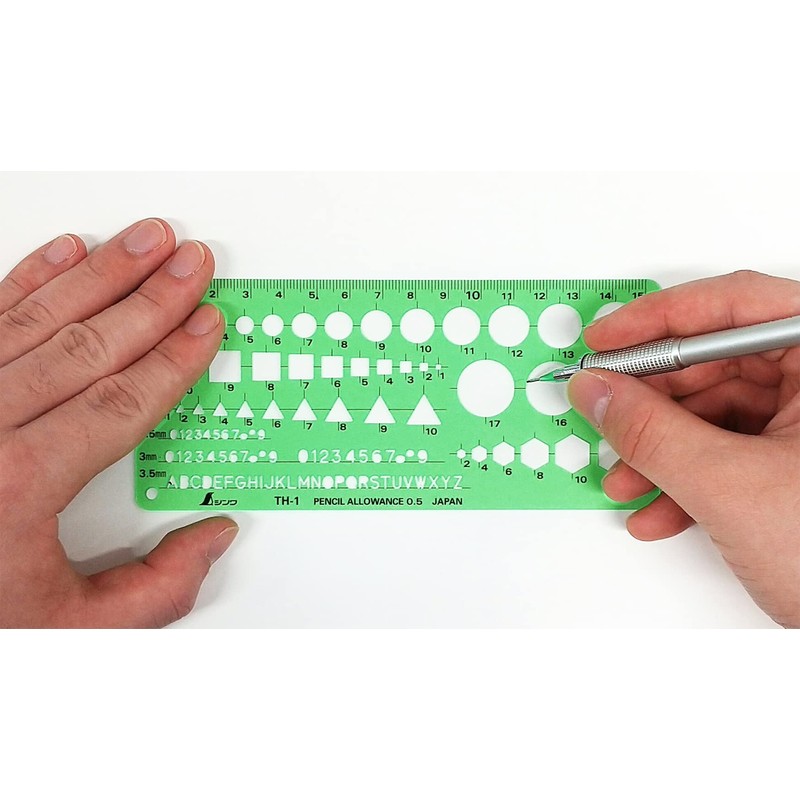 シンワ測定(Shinwa Sokutei) テンプレート 一般総合定規 66021