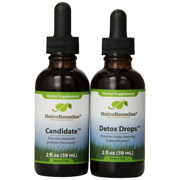 Native Remedies Candidate and Detox Drops ComboPack