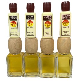 4 English Leather Glass cologne splash 1.7 oz,  4 plastic 1 oz cologne pl Read