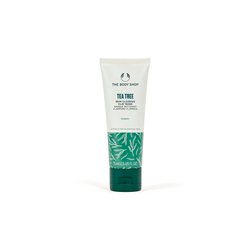 Mascarilla de arcilla de árbol de té para aclarar la