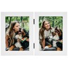 Frametory, 5x7 Double Picture Frame Hinged 2 Photos Frame Collage,