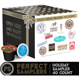 Sabores de invierno y de temporada, café, té, cacao caliente y sidra para cerveza Keurig 40 unidades