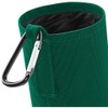 Quadra Water Bottle And Fabric Sleeve Holder (One Size) (Black)