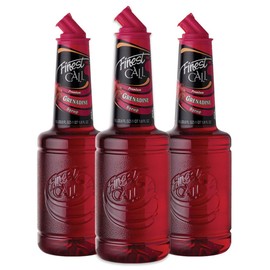 Finest Call Premium Grenadine Syrup Drink Mix, 1 Liter Bottle (33.8 Fl Oz), Pack of 3