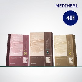 Mediheal Derma Seal Mask (Nutrition/Moisture/Whitening & Firming) 4 Sheets, Choose 1 of 3 - Derma Seal Mask Hydration & Firming 4 Sheets / 메디힐 더마 씰 마스크 영양/수분/미백 탄력 4매 3종 택 1 - 더마 씰 마스크 수분 탄력 4매