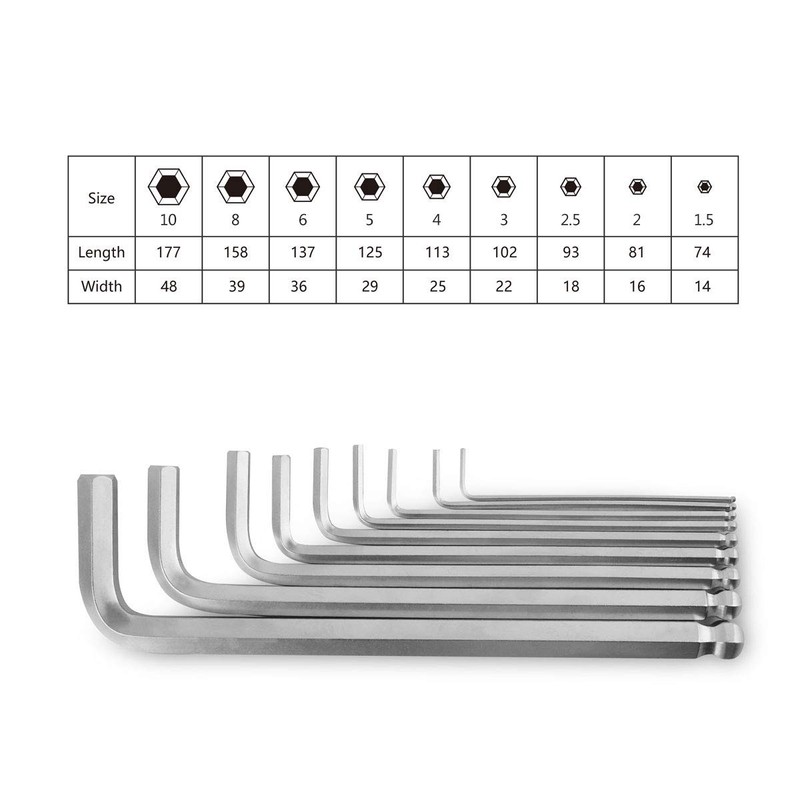 Gunpla Long Arm Ball Point Allen Hex Key Wrench Ball