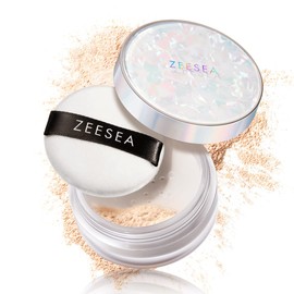 ZEESEA "0" Powder Feel, Sebum Control Loose Powder, 0.2 oz (5 g) (J02), White