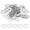 sourcing map M10 Flat Washer for Screw, 60Pcs Metal Washers