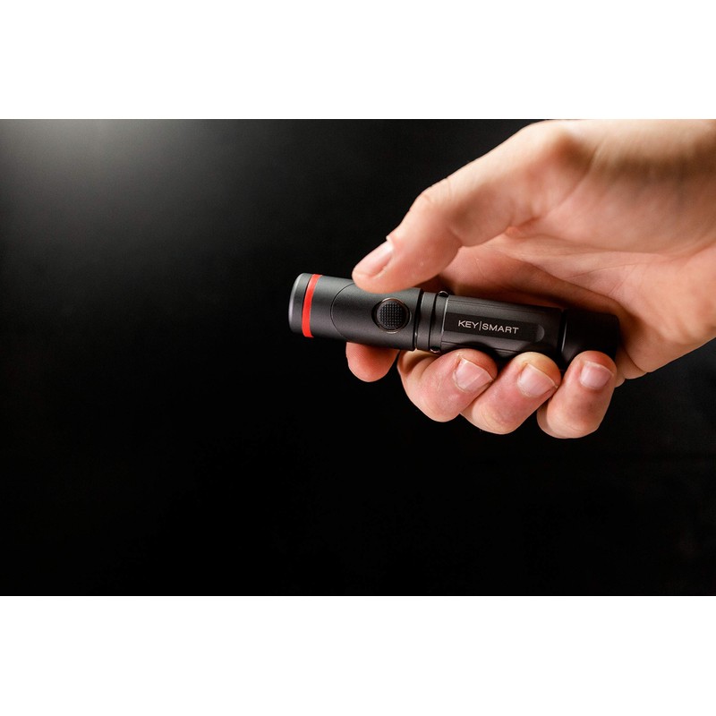 KeySmart Nano Torch Twist - Swivel Head LED Flashlight, Magnetic