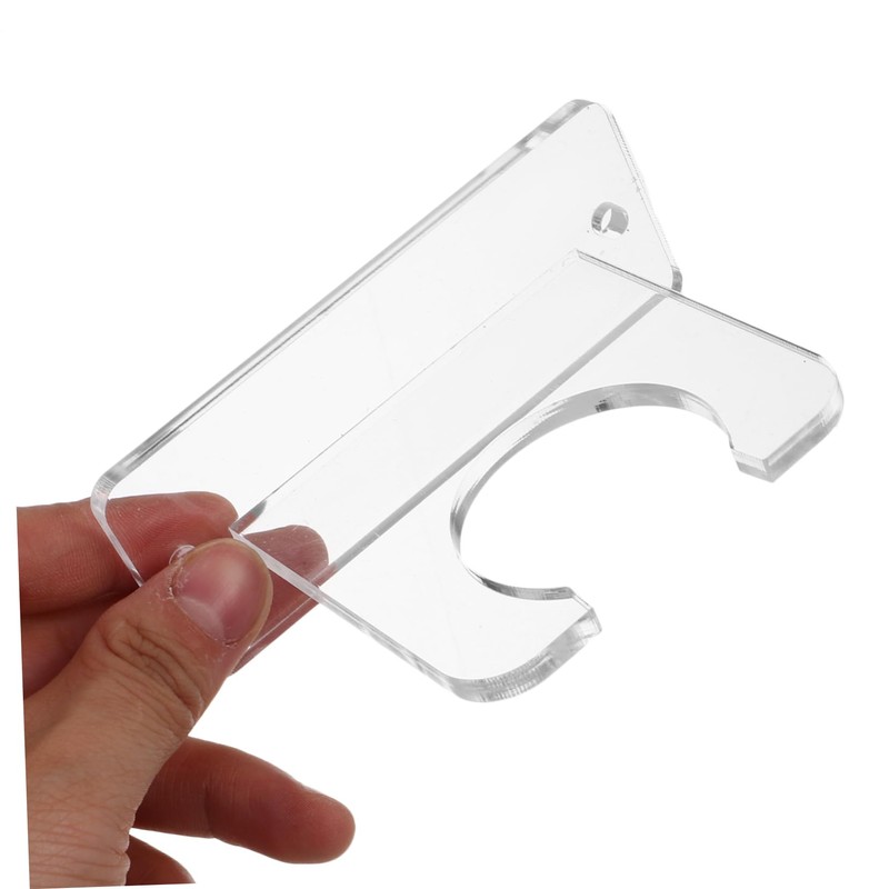 Kisangel Multi-functional Pingpong Racket Stand Acrylic Display Mount Bat Holder