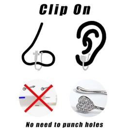 JeweBella 25 Stück Fake Nasenpiercing Ring Edelstahl Fake Septum Piercing Ring Fake Nasenring Piercing Fake Nase Piercing Set Silber/Gold/Schwarz/Roségold Fake Lippenpiercing Ring für Damen Herren