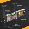 PREXISO 2-in-1 Laser Level 12 in Spirit Level with Light,