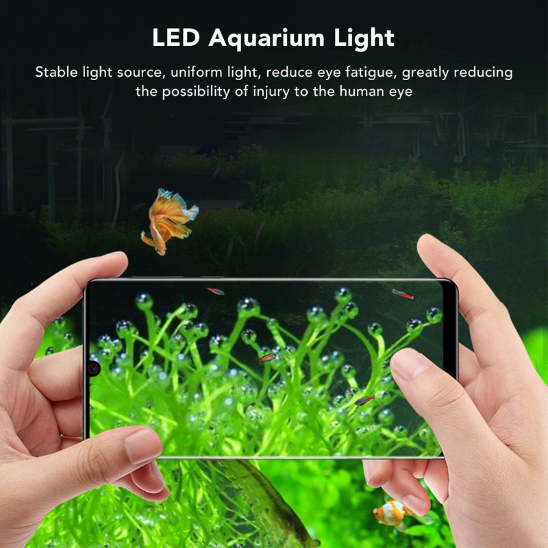 LED Fish Tank Light Ultra Thin High Brightness Button Switch