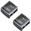 2Pcs Black Eyeliner Sharpener,Makeup Pencil Sharpener,Pencil Sharpeners for Eyebrow Eyeliner
