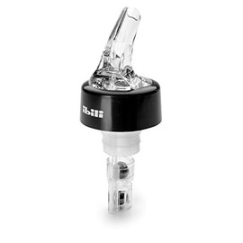 IBILI Bottle Pourer/Dispenser, Black/Transparent, 9.2 x 9.2 x 4 cm