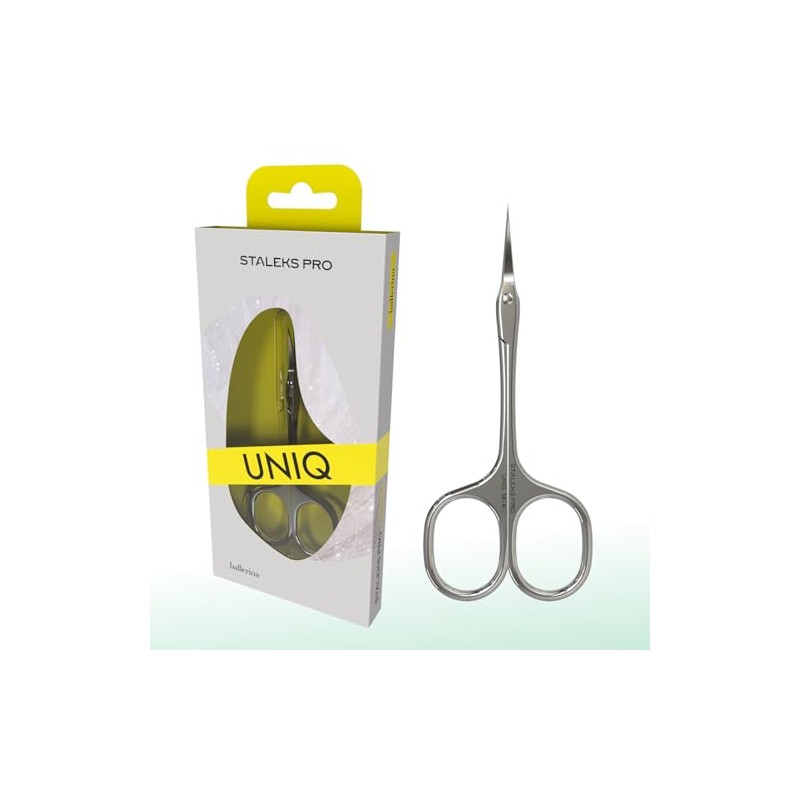 STALEKS PRO UNIQ - Tijeras profesionales para cutículas "Ballerina" Uniq