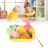 2 in 1 Play Kitchen Sink Toys with Running Water