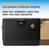 Cooler Handle Latch Replacement for Coleman 54 Qt Steel Belted