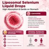 Liposomal Selenium 200mcg Liquid Drops, Selenium Supplement for Women &