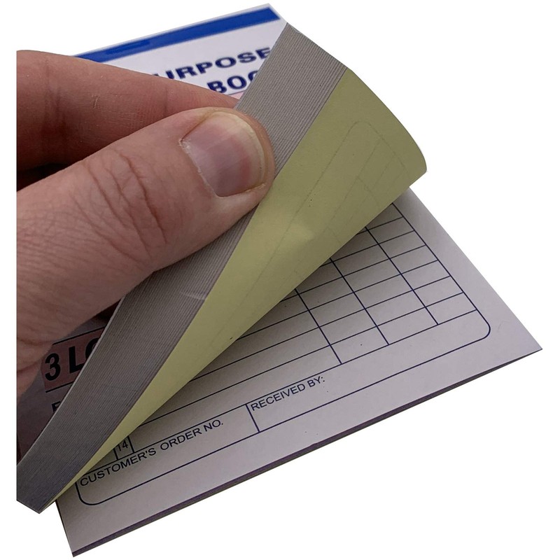 10 Pack Large Sales Order Book Receipt Invoice Duplicate Carbonless