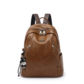 BUKESIYI CCDE78304 Women's Bag Backpack Handbag Women Backpack Small Anti-Theft School Backpack Laptop Weekender PU Leather, brown, BUKESIYI Bag