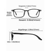 Suertree Self-tinting blue light filter distance glasses, lightweight photochromic myopia