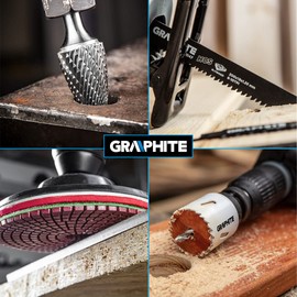 Graphite Professional Turbo Diamond disc Blade Super Thin 125 x 22.2 Wet & Dry Cutting (GRA 57H621)