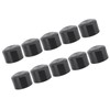 10PCS Motorcycle Head Bolt Cover Black Flat CNC Aluminum Engine