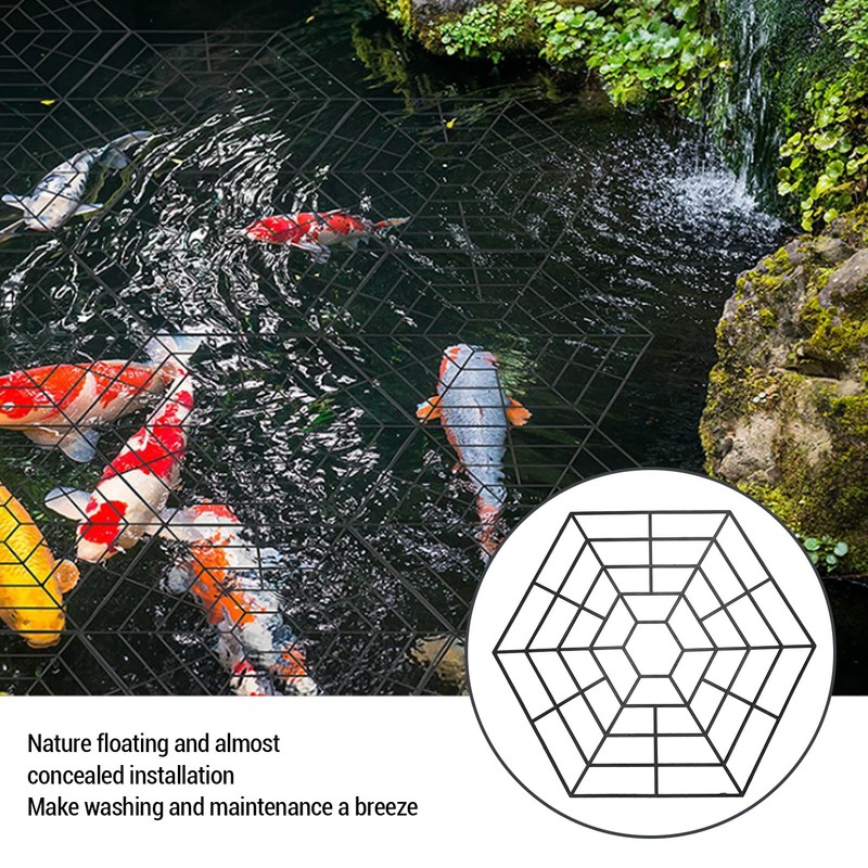20 Set Pond Fish Protector, 6 Angle Pond Guard Net