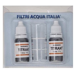 FILTRIACQUAITALIA Titrant Water Hardness Analysis Kit (French Grade) for Measuring Limestone, Set of 2