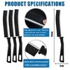 Hmseng Gap Cleaning Brush, Pack of 3 Hard Bristles Corner
