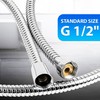 Shower Hose 2.5 m Universal Connection Stainless Steel Anti-Load Shower