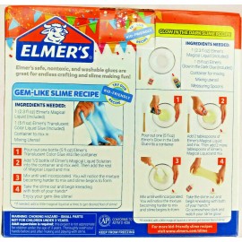 Elmer's Elmers Brand Mega Slime Kit: Make Glow In The Dark, Color, and Clear Slimes