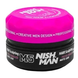 Cera De Cabello Nish Man M2/ M5 100ml Efecto Matte Y Keratin
