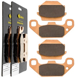 Caltric Front Sintered Brake Pads For Kawasaki Lakota 300 KEF300-A KEF300-B 1995-2003