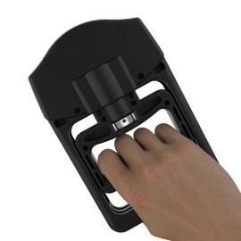 Digital Hand Dynamometer Grip Strength Measurement Meter Auto Capturing Electronic Hand Grip Power 198 Lbs / 90 Kgs, Black