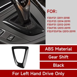 Car Sticker Gear Knob Cover ABS Interior Trim Compatible with F20 F21 F22 F23 F30 F31 F32 F33 F34 F35 F36 Accessories (C)