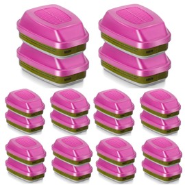 10 Pairs 60926 Filters, Respirator Filter 60926 Cartridges Against Organic Vapor, Acid Gases, Ammonia Methylamine, Formaldehyde Used in 6200 6502 6800 Series Respirator Mask