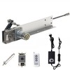 JQDML Cycling Reciprocating Linear Actuator Motor 24V 30-150MM 1.18-6" Maximum No Load Speed 160rpm Pushing Force 2-25kg with Remote Control and DC Power Adapter