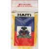 Haiti Fringed Rear-View Mirror Window Hanging Flag with Suction Cup