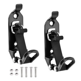 2PCS Shovel Mount for Roof Rack,Locking Shovel and Axe Mount for Roof Rack,Metal Rubber Clamp Mounting Brackets Kit,Shovel Mount for Truck,Shovel Mounting Bracket(Color:Black)