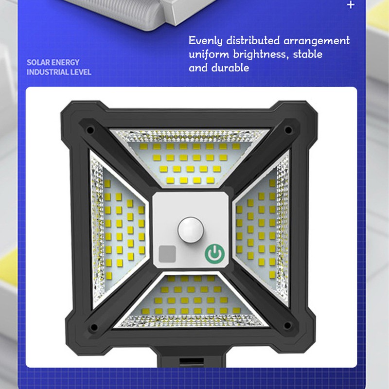 Solar Street Light 4 COB Motion Sensor IP65 Waterproof 3